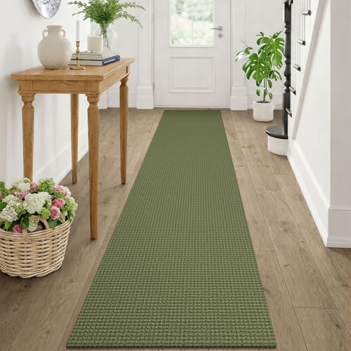 KOZYFLY Runners Rugs for Hallway 2x10, Washable Runner Rug, Woven Non Slip by KOZYFLY