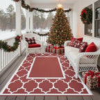 GENIMO Outdoor Rug, Waterproof Plastic Rugs - Image 5