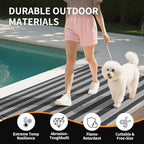 Outside Doormats, Outdoor Drainage Mat Non Slip Pool Mat 24"x71" - Image 4