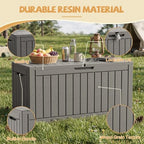 Outdoor Storage Box Waterproof, 180 Gal Gen 2 Resin Deck Box - Image 3