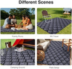 OLANLY Outdoor Rug 5x8 ft Waterproof Reversible Braided Mat - Image 7