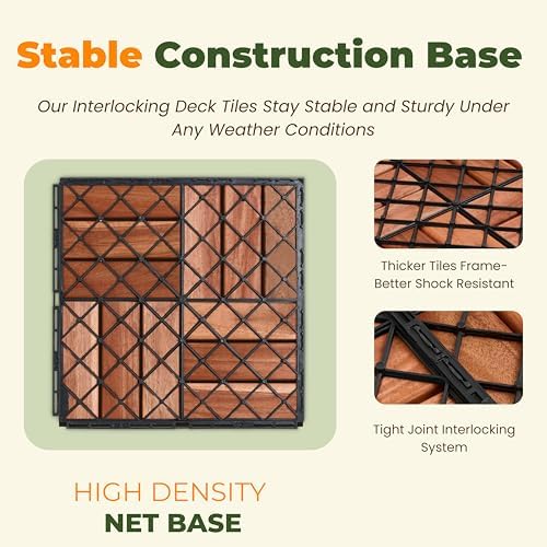 Jurax Interlocking Wood Deck Tiles - Image 6