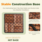 Jurax Interlocking Wood Deck Tiles - Image 6