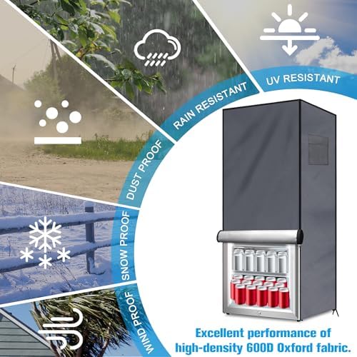 Outdoor Refrigerator Cover, 5-7.5 Cubic - Image 4