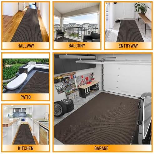 Ottomanson 2x55 Hallway Runner Rug – Non-Slip Indoor Outdoor Door Mat - Image 4