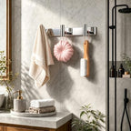 Wall Mounted Coat Rack-3 Hooks, Heavy Duty Stainless Steel Wall Hooks - Image 5