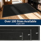 3'X18' Commercial Doormats, Thick Heavy-duty Custom Rubber Door Mat Outside - Image 2