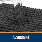OLANLY Dog Door Mat for Muddy Paws 36x24, Extra Absorbent Chenille Mud Mat - Image 4