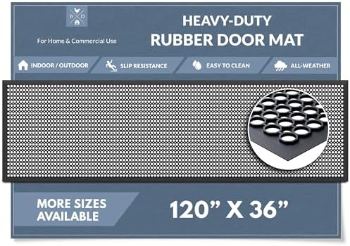 Barnyard Designs Heavy Duty Rubber Drainage Door Mat by BarnyardDesigns