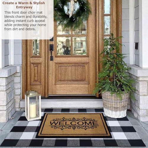 Gardenised Heavy Duty Coco Coir Doormat - Image 2