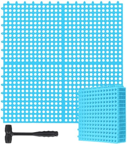 Drydiet 24 Pack Drainage Tiles Modular Interlocking Floor Tiles by Drydiet