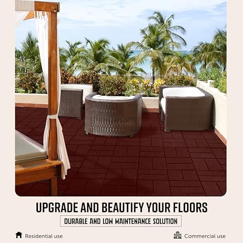 Playsafer Brick Rubber Interlocking Tiles | 16 X 16 | Easy Install - Image 6