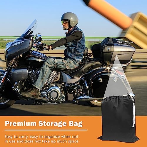 Motorcycle Cover Heavy Duty for Touring Side Box Models - Image 5
