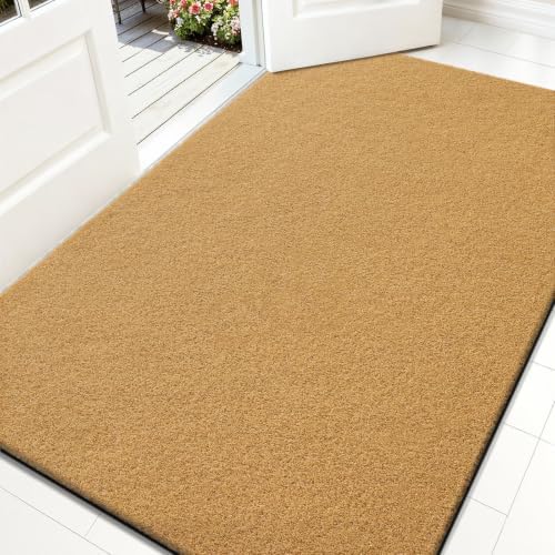 OLANLY Front Door Mat 59x34, Low Profile Doormat by OLANLY