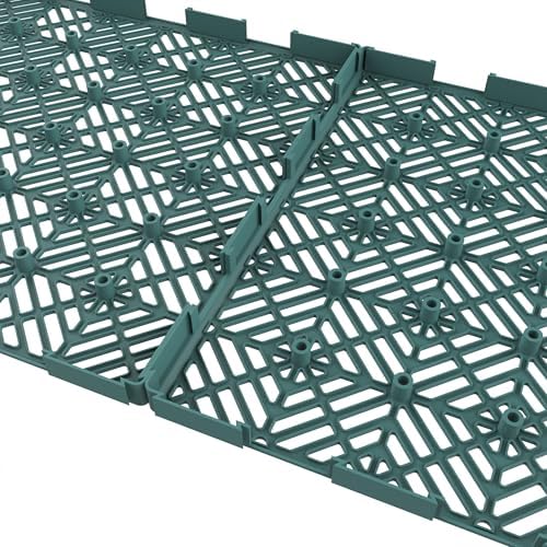 Pure Garden 30-Pack Polypropylene Interlocking Patio Deck Tiles - Image 5