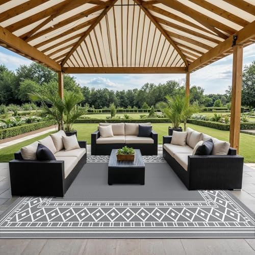 GENIMO Outdoor Rug, Waterproof Plastic Rugs 10'x20' - Image 3