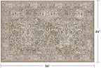 Moss Green Washable 2x3 Entry Rug - Image 2