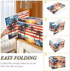 Bolaz American Flag Coconut Tree Storage Bins - Image 4