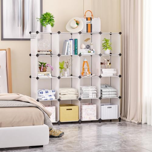 Neprock 16 Cubby Storage Organizer, Closet Clothes Storage Organizer, Cube - Image 2