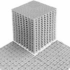 MAXWAVE 18 Pack 12" x 12" Modular Interlocking Floor Mats, Soft PVC Non-Slip by MAXWAVE