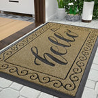 Yimobra Welcome Mats for Front Door 36x24, Heavy Duty Waterproof Outdoor Door by Yimobra