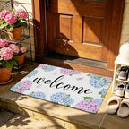 Purple and Blue Hydrangea Welcome Mats Doormat - Image 2