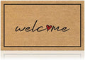Coir Welcome Mat, 17 x 29 in by AmaruDoorMats