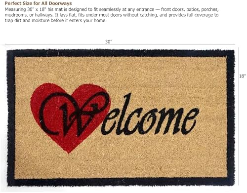 Gardenised Heavy Duty Coco Coir Doormat - Image 3