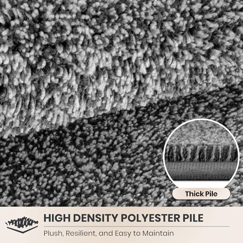 PURRUGS Area Rug, Light Grey-Dark Grey - Image 4