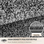 PURRUGS Dirt Trapping Indoor Door Mat, Light Grey-Dark Grey - Image 4