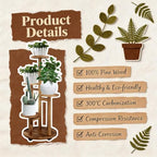 GEEBOBO 5 Tiered Tall Plant Stand - Image 6