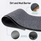 MaxMat® Extra Large Commercial Door Mat, Rubber Border Heavy Duty Door Mat - Image 5