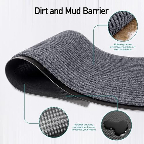 MaxMat® Extra Large Commercial Door Mat, Rubber Border Heavy Duty Door Mat - Image 5