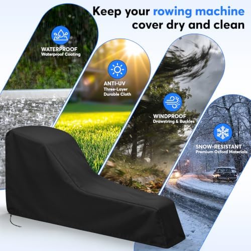 Rowing Machine Cover, Rower Outdoor Cover - Image 6