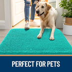 OLANLY Dog Door Mat for Muddy Paws 47x24, Super Absorbent Chenille Mud Mat - Image 6