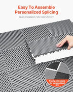VEVOR Interlocking Drainage Mat, 15.7” x 15.7” Modular Interlocking Cushion - Image 5