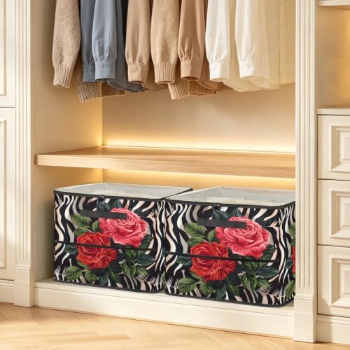 Red Roses Shoe Organizer for Closet - Image 6