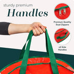 Handy Laundry Christmas Wreath Storage Bag - Image 6