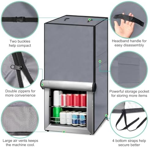 Outdoor Refrigerator Cover, 5-7.5 Cubic - Image 3