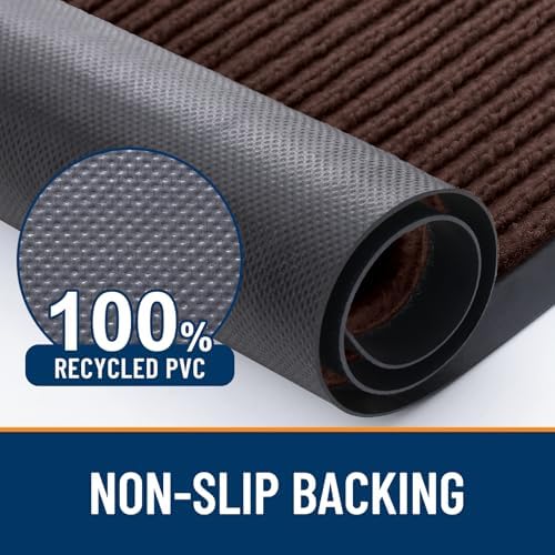 OLANLY 2-Pack Front Door Mats 59x34, Waterproof Heavy-Duty Doormats - Image 3