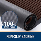 OLANLY 2-Pack Front Door Mats 59x34, Waterproof Heavy-Duty Doormats - Image 3
