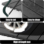 44 Pack Plastic Interlocking Decking Tiles, 12x12 Inch Waterproof Outdoor Floor - Image 4