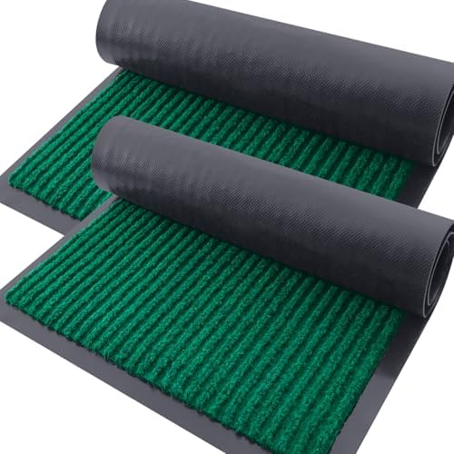 OLANLY 2-Pack Front Door Mats 59x34, Waterproof Heavy-Duty Doormats by OLANLY