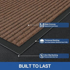 Front Door Mat, Commercial Welcome Mats, Stain and Fade Resistant, Durable - Image 4
