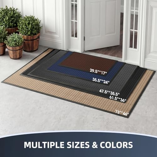 Front Door Mat Outside Entrance, Heavy Duty Doormat - Image 5