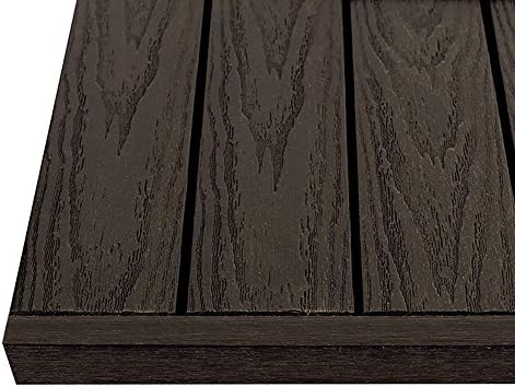 1 in. x 1 ft. Quick Deck Composite Deck Tile Straight Trim by NewTechWood