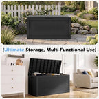 Outdoor Storage Box Waterproof, 100 Gallon Deck Box - Image 5