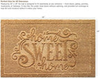 Gardenised Heavy Duty Coco Coir Doormat Non Slip PVC Baking Embossed Welcome - Image 3