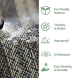 GENIMO Outdoor Rug, Waterproof Plastic Rugs - Image 6