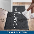 EARTHALL Funny Welcome Mats Outside/Inside 59"x35", Front Door Mat Outdoor - Image 4